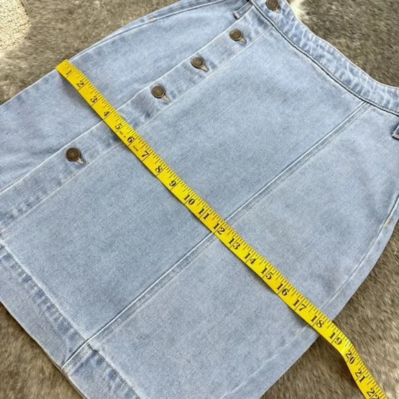 NWT Windsor Denim Button Front Skirt - Picture 12 of 12